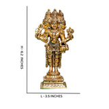 Vaikuntha,Prajapatii,Pitamaha,Jagannatha,THREE FACE STANDING BRAHMA