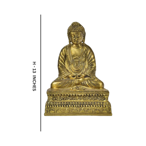 Tathagatah,Siddhartha Gautama,Supreme Buddha,Gautam Buddha,Buddha Sitting on base (Big)