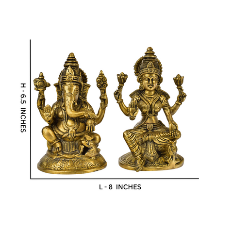 Vighneswari,Vakratund Laksmi,Ganesh Laxmi , Lambodari Lakshmi,Ganesha Laxmi Pair on Round base