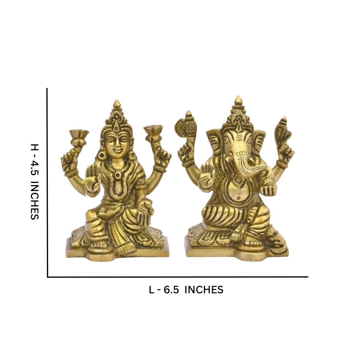 Vighneswari,Vakratund Laksmi,Ganesh Laxmi , Lambodari Lakshmi,Brass Ganesha Lakshmi Pair