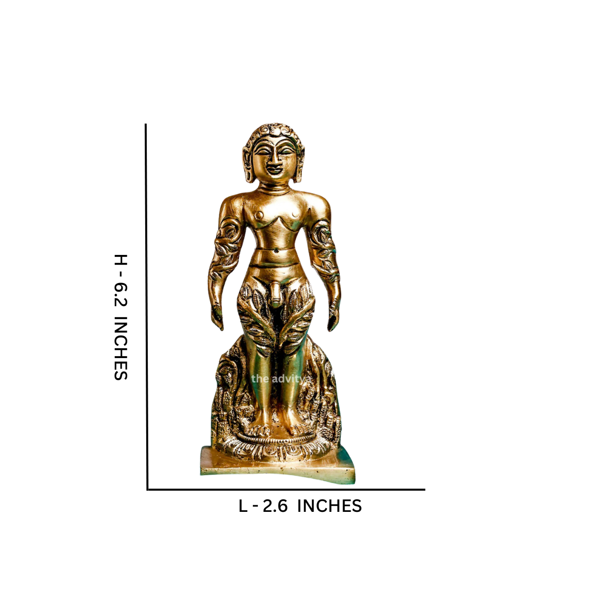 Vardhamana,Tirthankara,Mahavir, Jitendra,Brass Mahavir - Jain Guru Statue