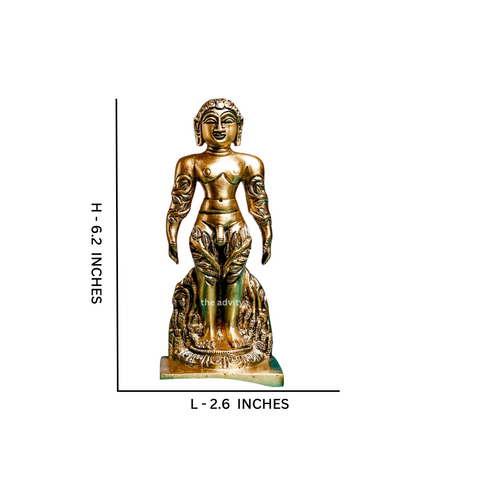 Vardhamana,Tirthankara,Mahavir, Jitendra,Brass Mahavir - Jain Guru Statue