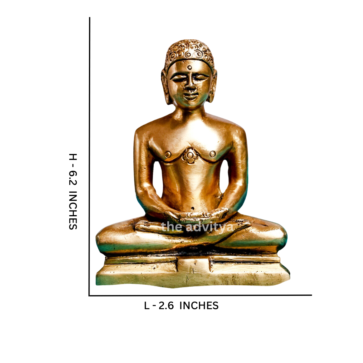 Vardhamana,Tirthankara,Mahavir, Jitendra,Brass Mahavir In Meditation