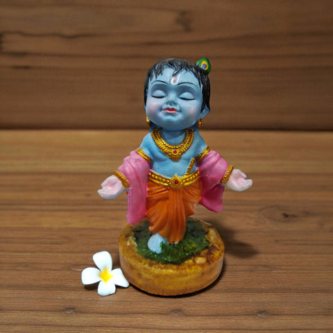 Resin Baby Krishna Figurine