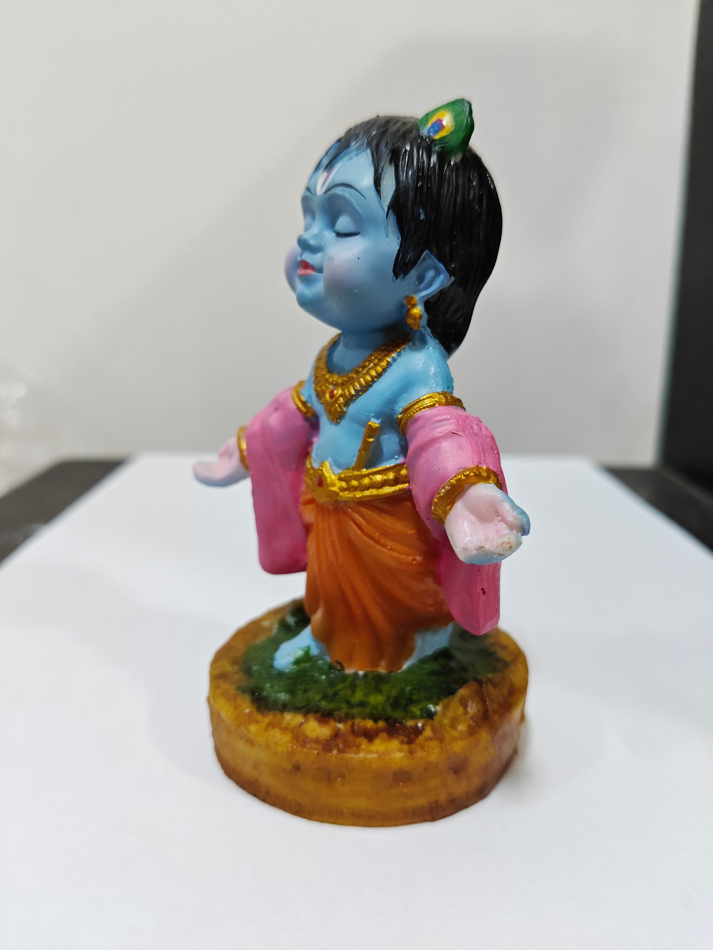 Resin Baby Krishna Figurine