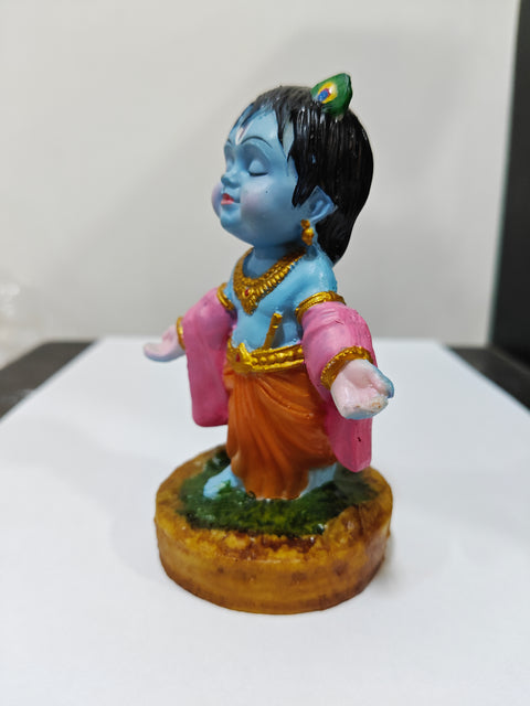 Resin Baby Krishna Figurine