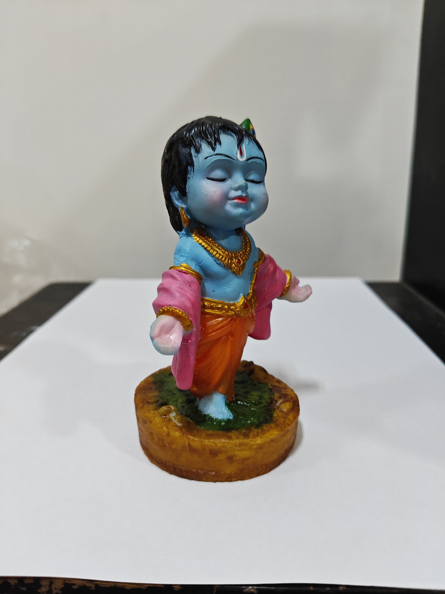 Resin Baby Krishna Figurine