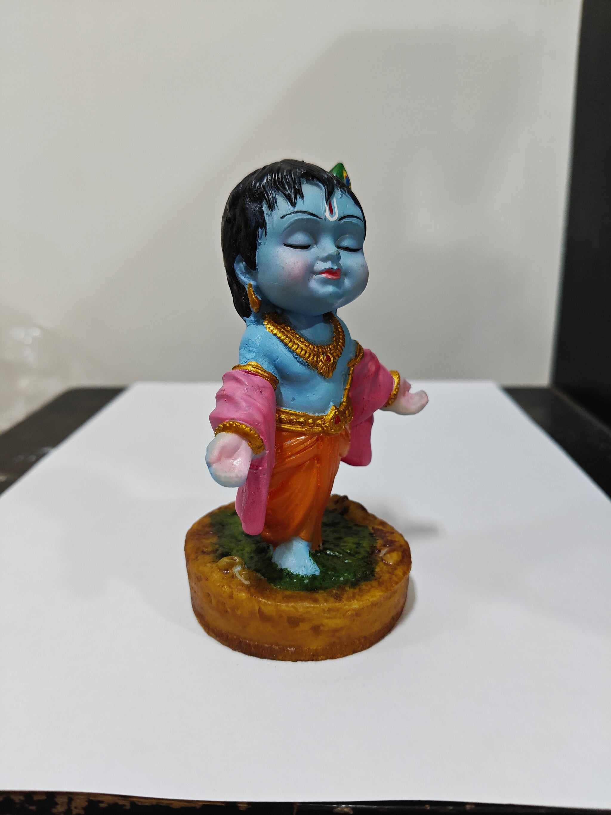 Resin Baby Krishna Figurine