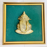 Brass Kalash Wall Hanging With Frame
