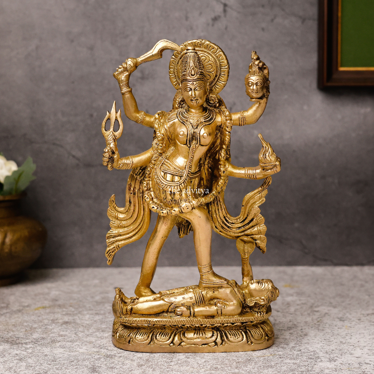 maa kali,kapalini,kali mata,Bhadra Kali,Chinnamasta,chamunda,Brass Maa Kali Statue