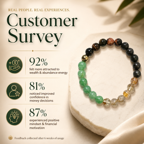 Money Magnet Natural Multi Stone Bracelet to Attract Abundance & Prosperity