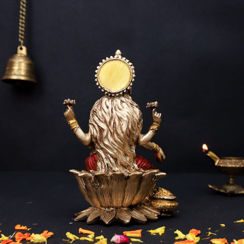 Resin Ganesh Laxmi Statue