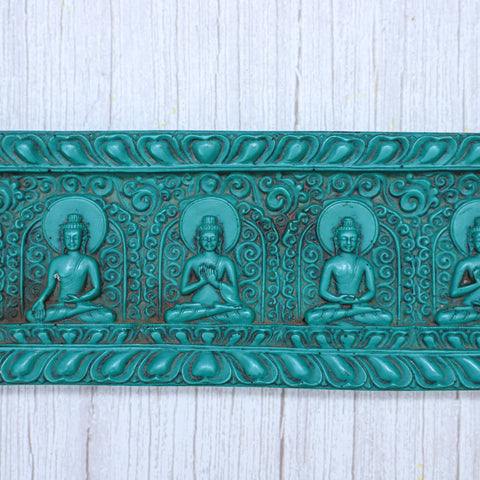 Resin Five Buddha Wall Hanging Plate