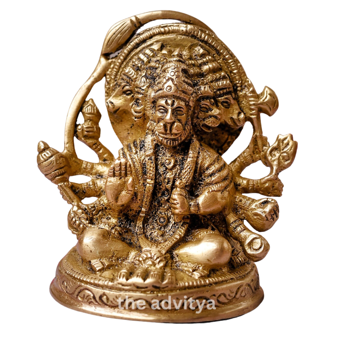 Panchmukhi Hanuman murti showing five faces