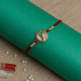 Krishna Feather Rakhi for Bhai With Roli Chawal