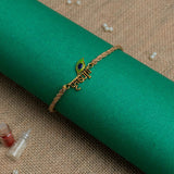 Krishna Feather Rakhi For Brother With Roli Chawal