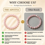 Rose Quartz Bracelet for Emotional Peace & Improve Relationship