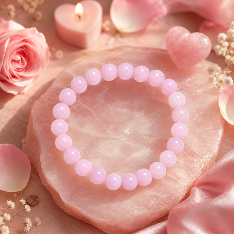 Rose Quartz Bracelet for Emotional Peace & Improve Relationship