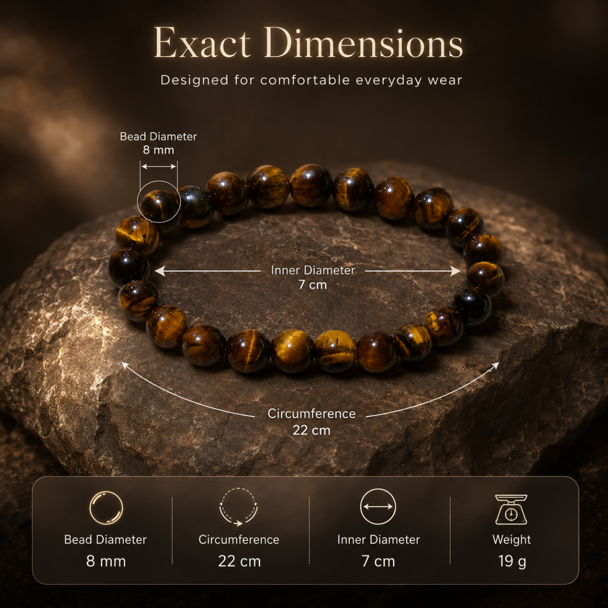 Tiger Eye Bracelet to Boost Confidence & Provide Protection