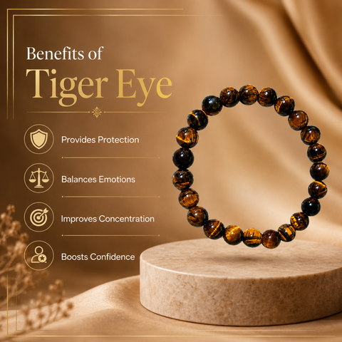 Tiger Eye Bracelet to Boost Confidence & Provide Protection