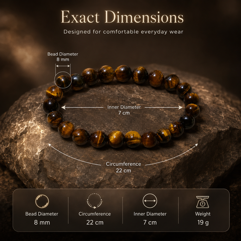 Tiger Eye Bracelet to Boost Confidence & Provide Protection