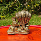 Superfine Brass Vishnu Laxmi Sitting On Snake