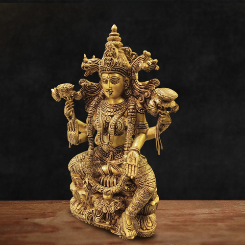 Maa Lakshmi Chola Brass Statue 