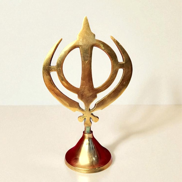 Brass Sikh Religious Ek Onkar Symbol