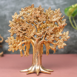 Kalpavriksha Brass Tree with Two Birds on Branch