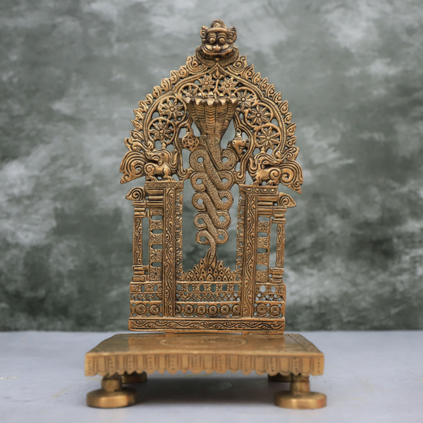 Brass Naga Throne Singhasan
