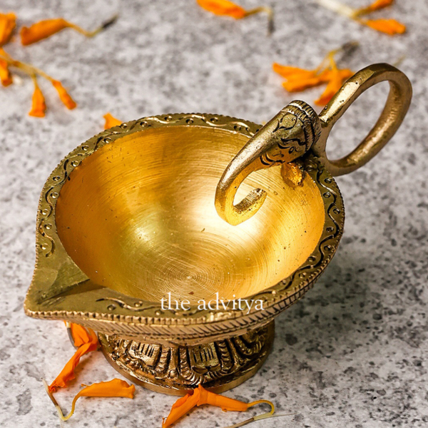 Brass Gajah Diya/Oil Lamp