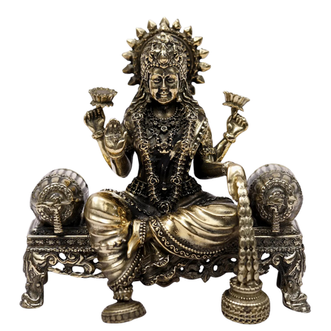 Super fine Brass  Lakshmi Ganesha Saraswati  Statue
