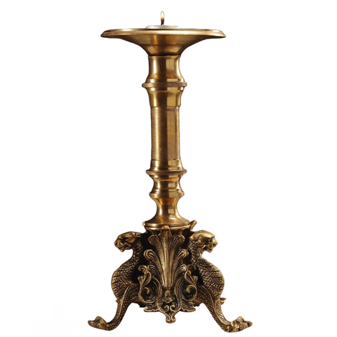 Vintage Chinese Candle Stand Medium