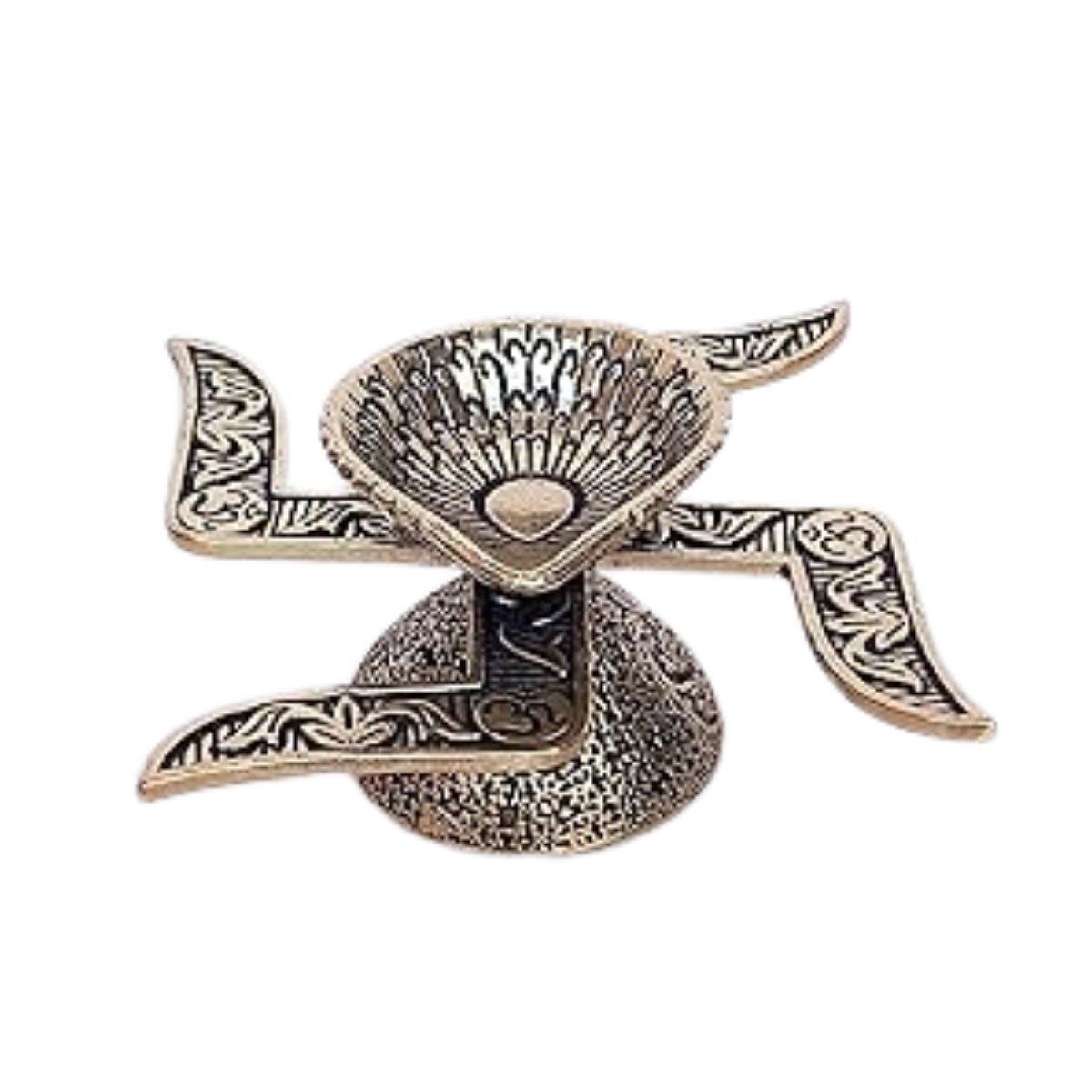 Brass Swastik Light weight Diya