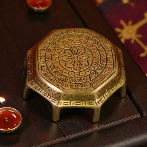 Small Brass Chowki
