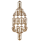 Brass Vishnu Dashavatara Wall Hanging/Ten Avatars of Lord Vishnu