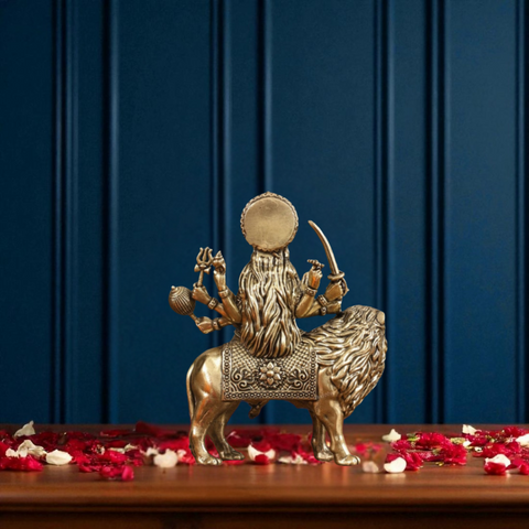 Superfine Brass Durga/Mata Rani Idol ( Small)