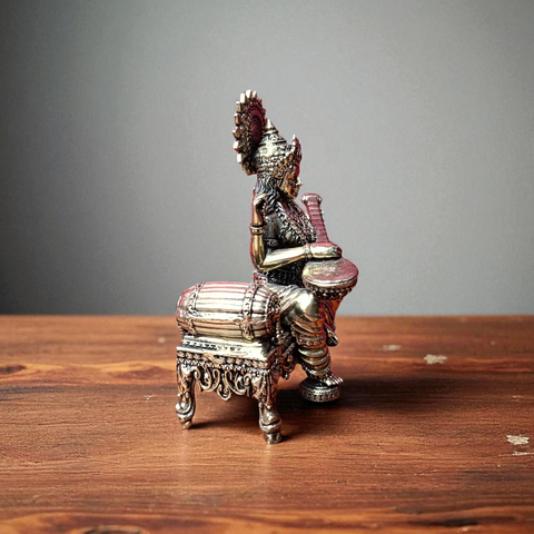 Superfine Brass Saraswati Statue