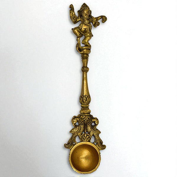 Brass Ganesha Arghaa Spoon