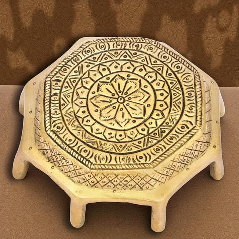 Small Brass Chowki