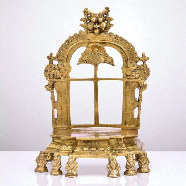 Yali God Throne- Brass Singhasan