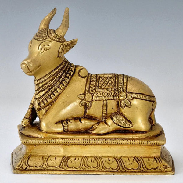 Brass Nandi Statue