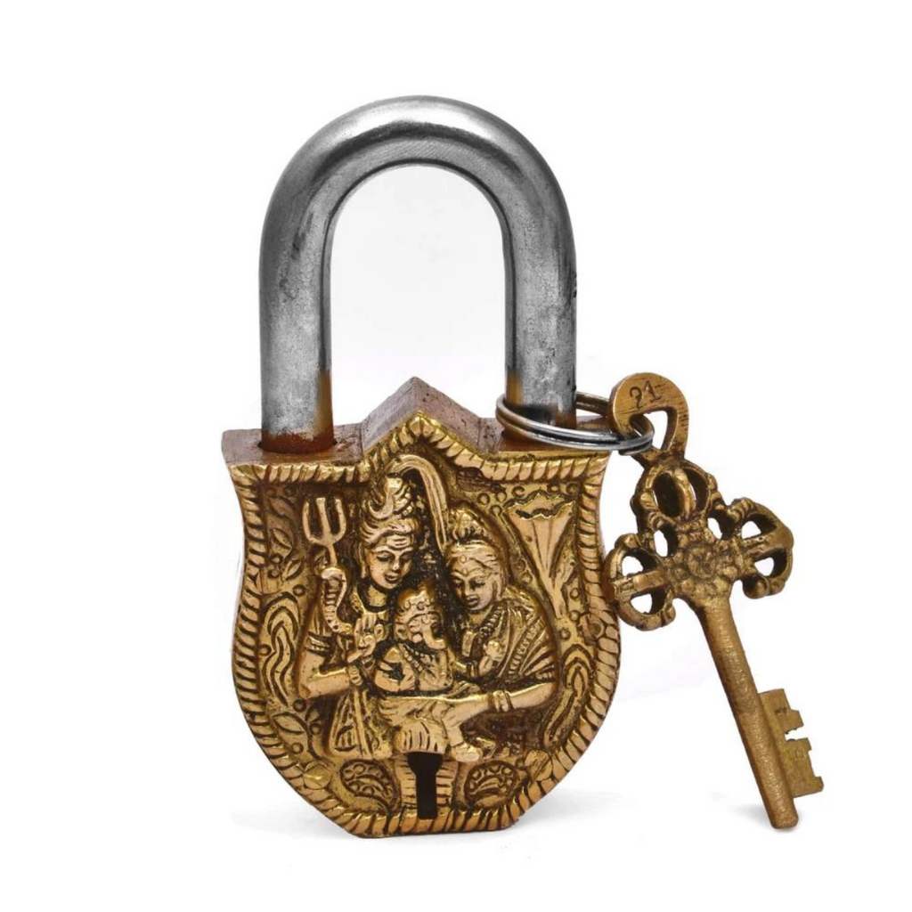 Shiv Parvati Ganesha Lock