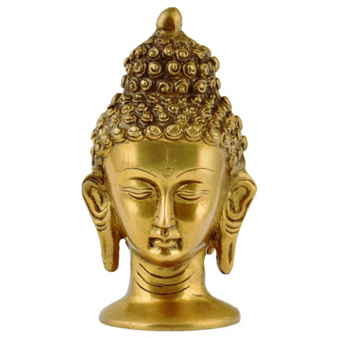 Tathagatah,Siddhartha Gautama,Supreme Buddha,Gautam Buddha,Brass Buddha Head