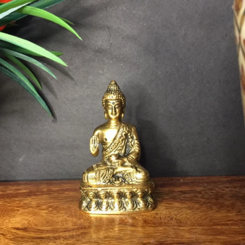 Tathagatah,Siddhartha Gautama,Supreme Buddha,Gautam Buddha,Buddha Sitting Brass Statue