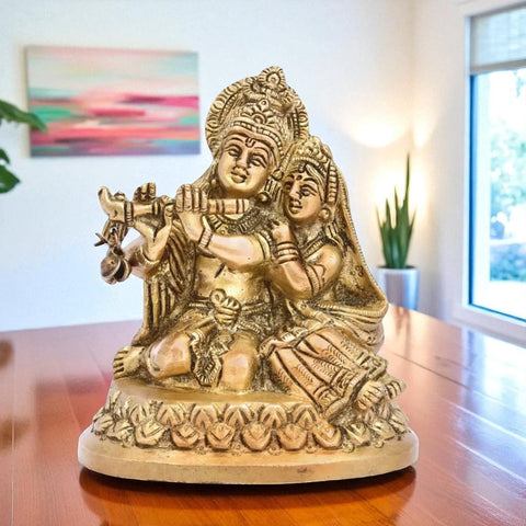 Radha Krishna Sitting