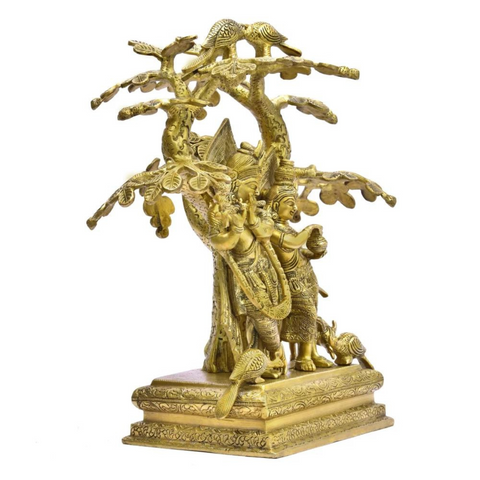 Radheshyaam,Madhavrada,Radha-Krishna,Yamunakrrishna,Radha Krishna Standing Under Tree