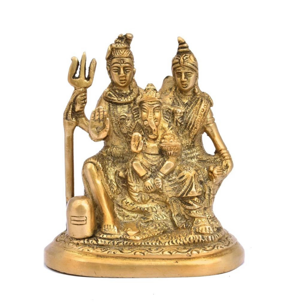 Shambhu,Rudra,Pashupati,Omkareshwar,Nilkant,Lord Shiva Family Statue