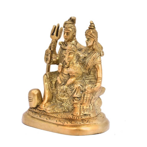 Shambhu,Rudra,Pashupati,Omkareshwar,Nilkant,Lord Shiva Family Statue