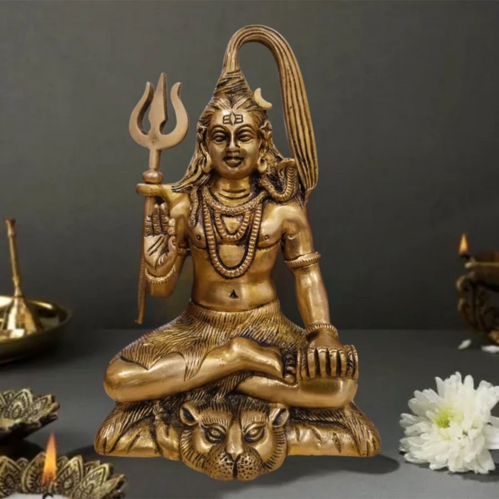 Shambhu,Rudra,Pashupati,Omkareshwar,Nilkant,Blessing Lord Shiva Statue